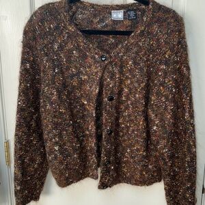 Paul Et Duffier women’s cardigan size small mohair Acrylic Polyester Vintage